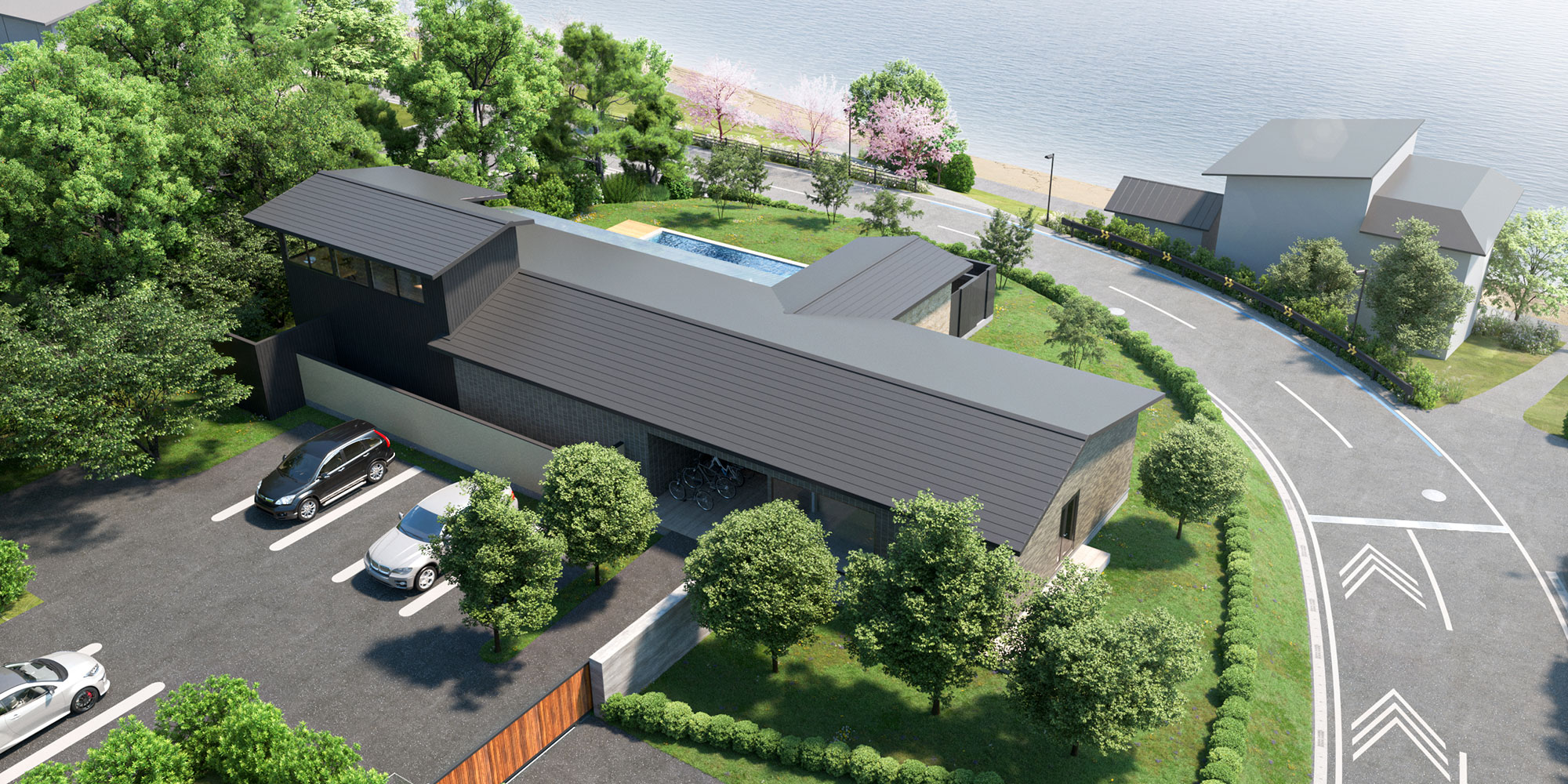 Residence Villa Lago : Bird's eye view