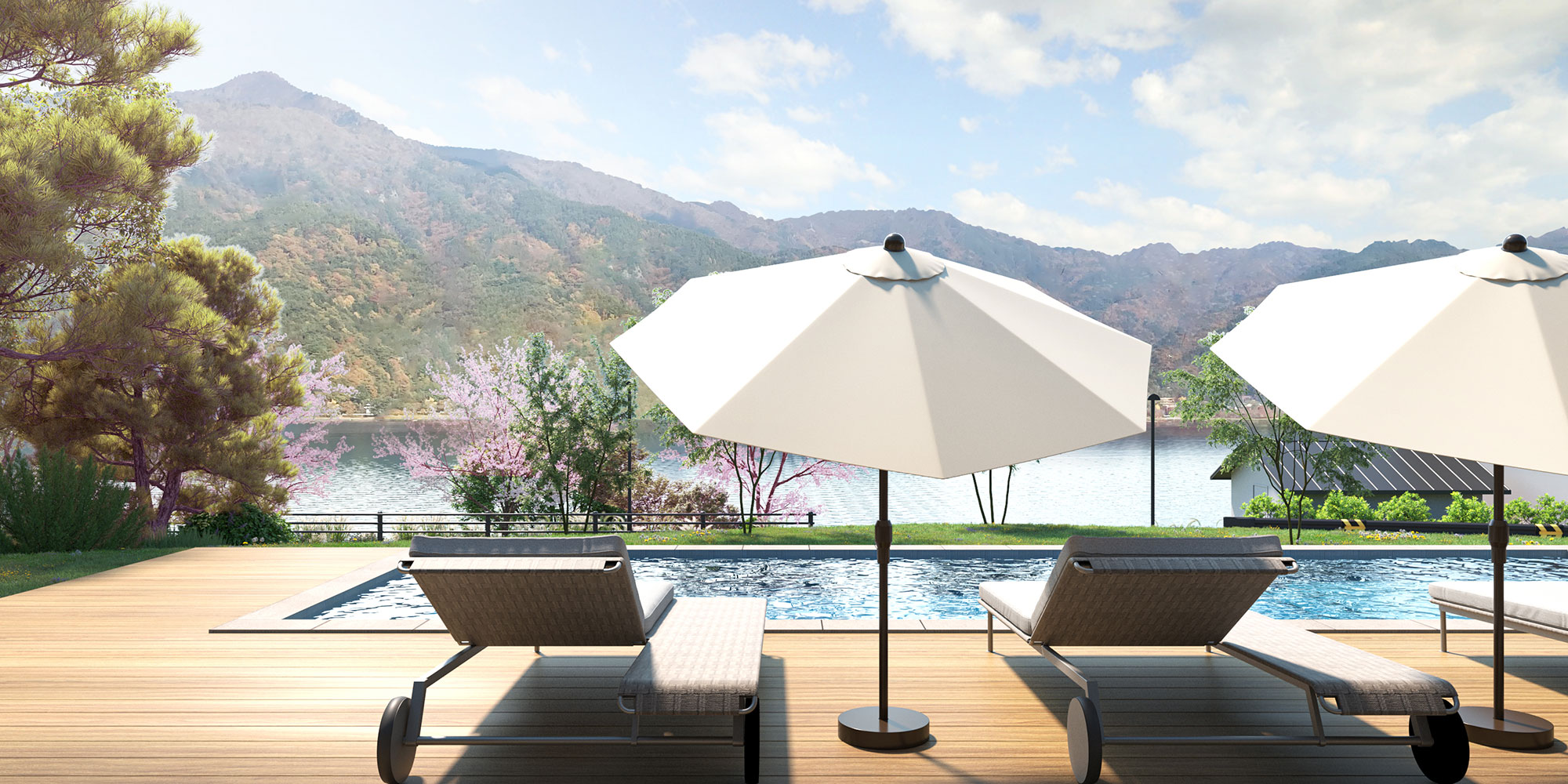 Residence Villa Lago : Terrace / Pool