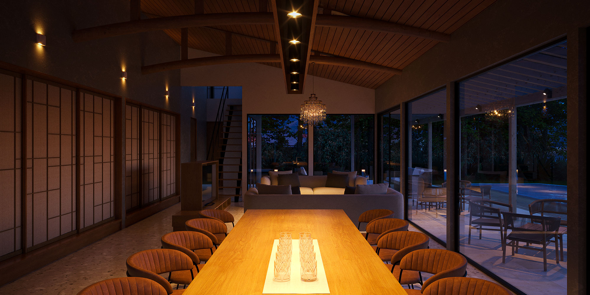 Residence Villa Lago : Dining