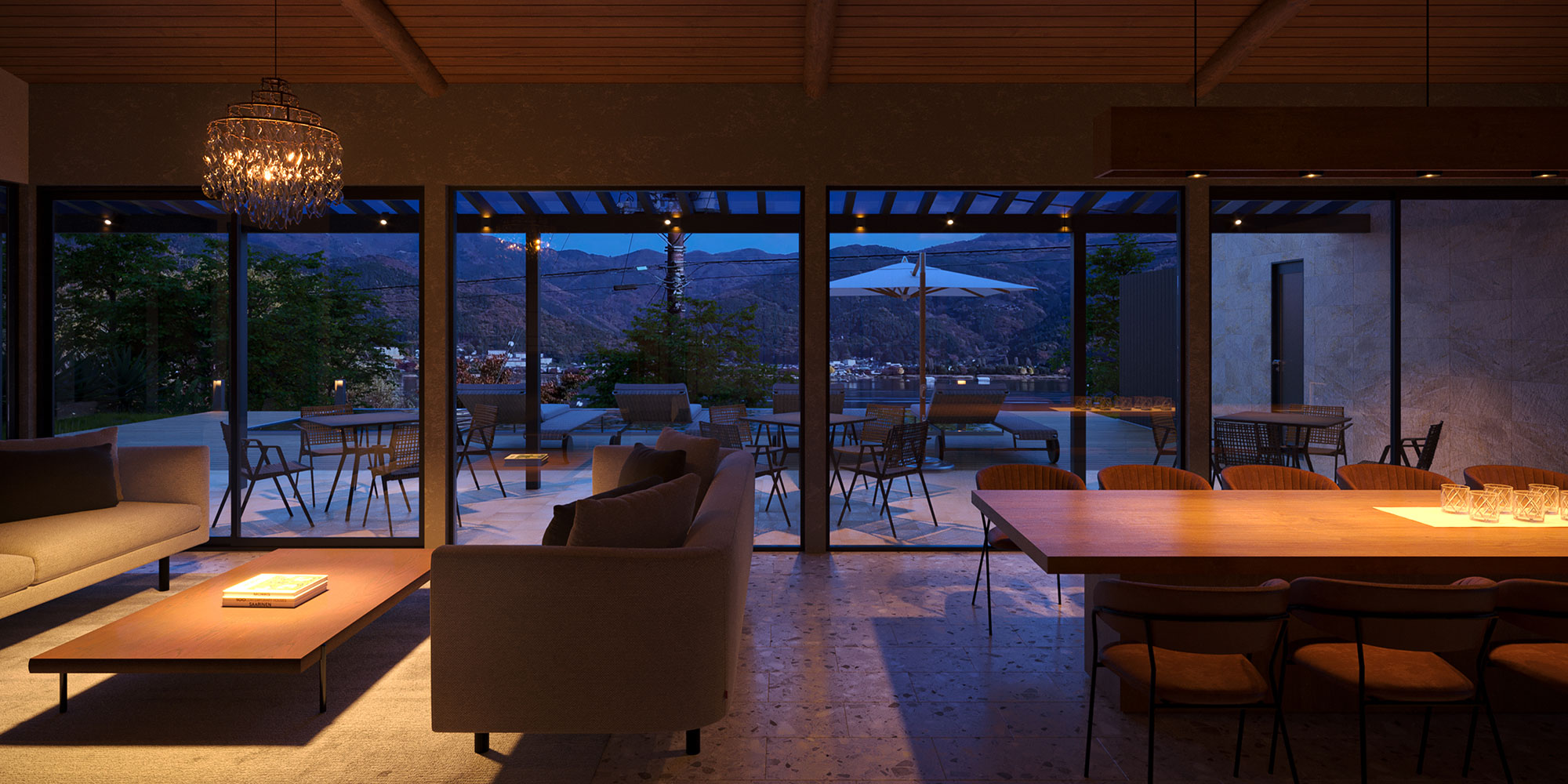 Residence Villa Lago : Dining