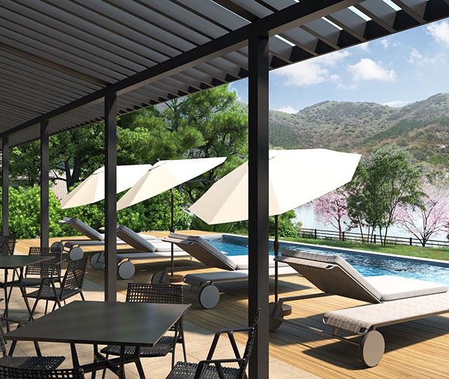 Residence Villa Lago : Terrace / Pool