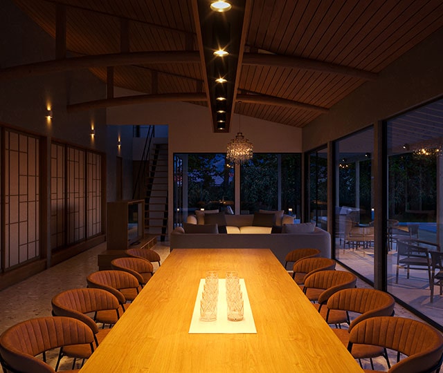 Residence Villa Lago : Dining