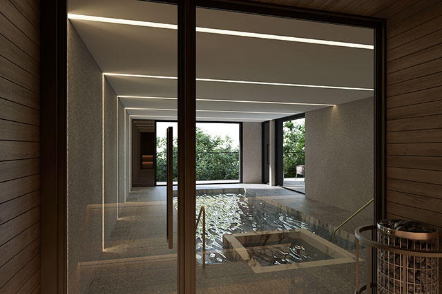 Private sauna