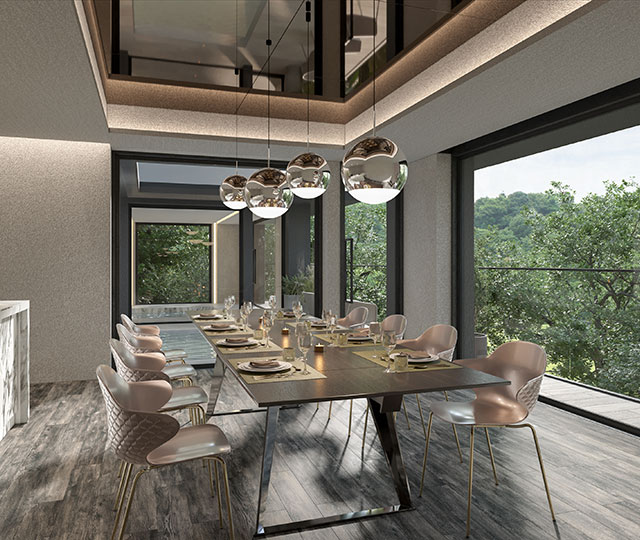 Residence Villa Terme : Dining Space