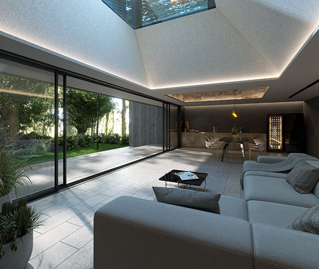 Residence Villa Terme : Living