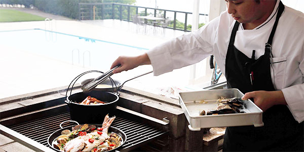 調理スタッフ付きBBQプラン