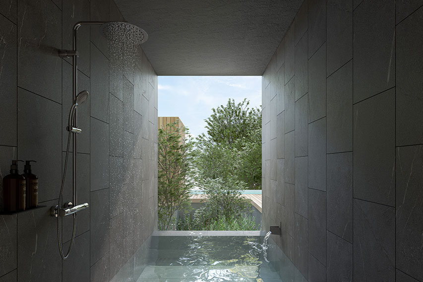 開放的な明るいLD Kの空間