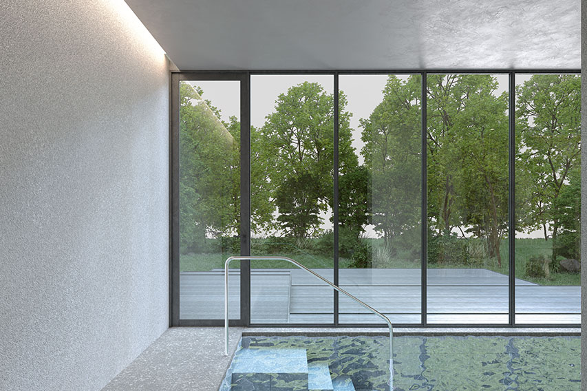 開放的な明るいLD Kの空間