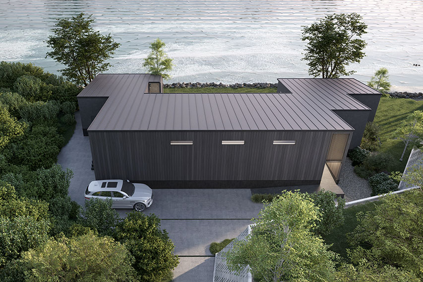 陰影の路地を抜けて、海と風と愛犬がいる場所